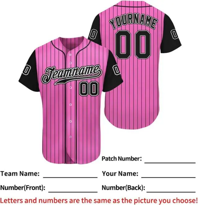 sublimation High Quality Recycled button up baseball uniforms jersey custom - Image 5