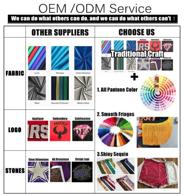 Custom Color And Size Youth Training Sublimated Black Cheerleader Costume - Image 5