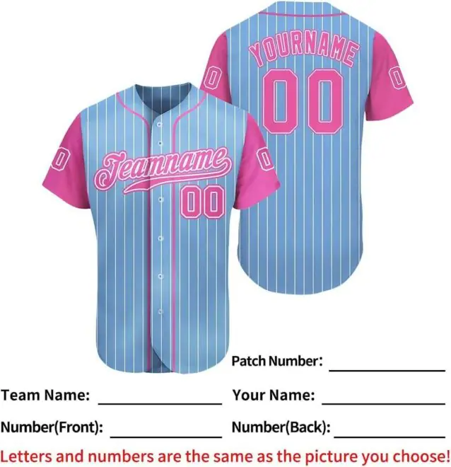 New Style Baseball Jersey Pink Baseball Wear Custom Logo Customized Team Name softball wear - Image 5