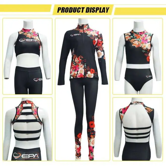 Normzl custom youth cheerleading tracksuits wholesale kids cheer bra shorts girls sublimation cheerleading warm ups - Image 4