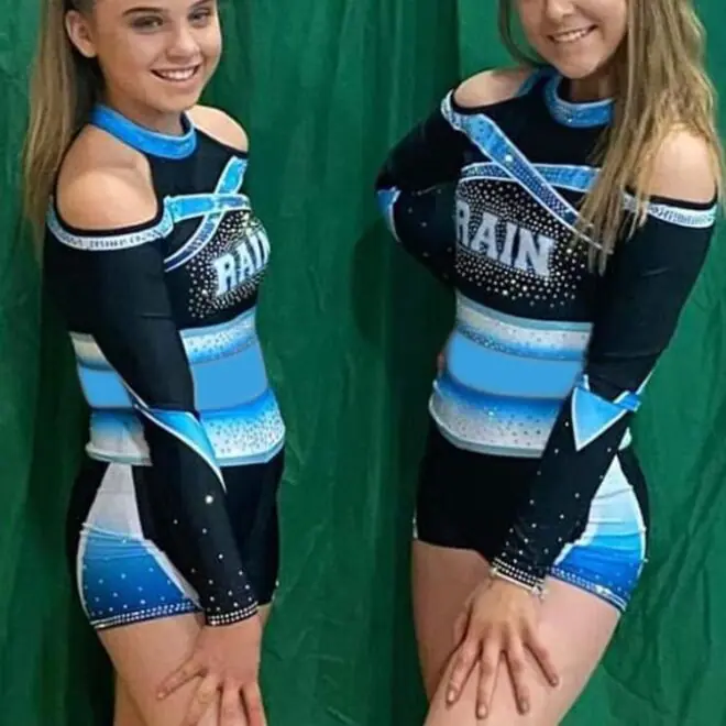 All cheer athletics uniform tops and skorts custom kids cheerleading uniforms For Girls Youth - Image 2