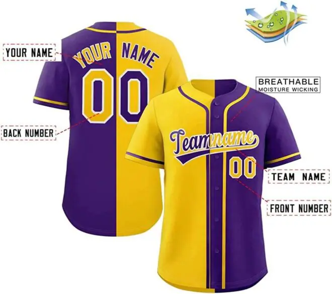 wholesale custom logo designer branded luxury tie dye baby 100% cotton baseball wear jersey - Image 5