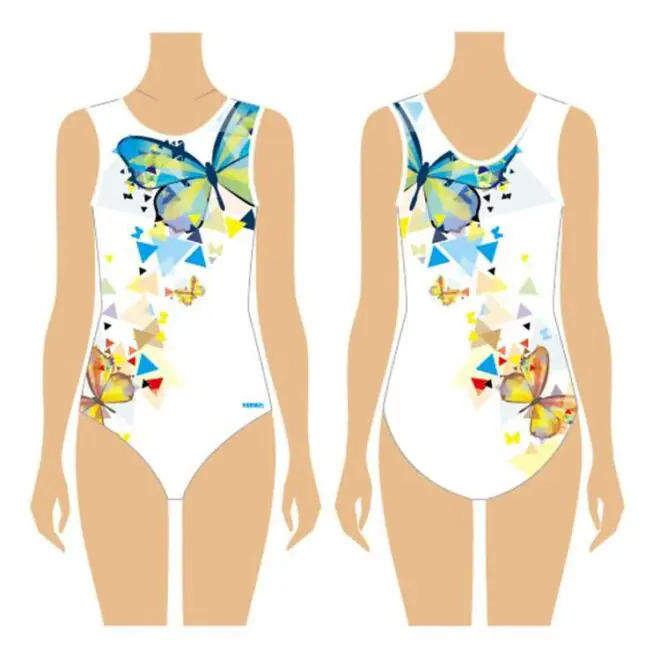 Free design gym sublimation practice wear girls gymnastics leotard for competition - Image 6