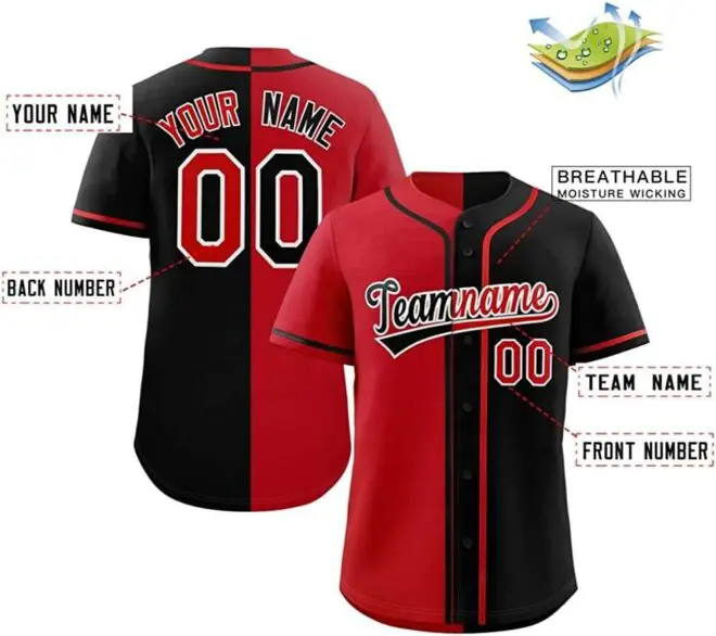 wholesale custom logo designer branded luxury tie dye baby 100% cotton baseball wear jersey - Image 2