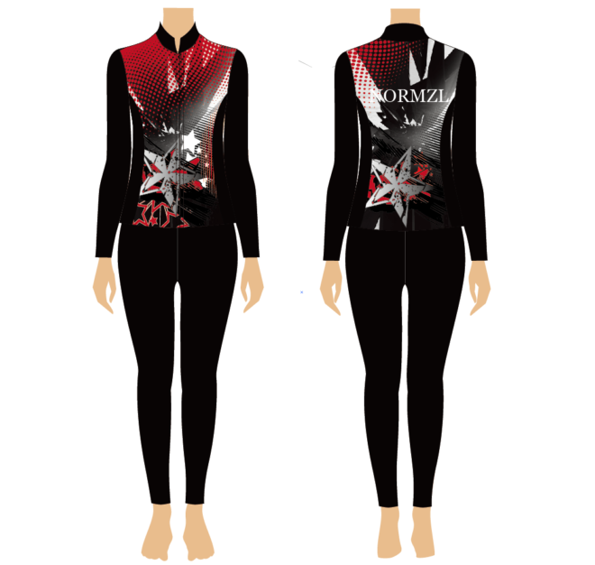 cheerleading uniforms jacket Free Design metallic Cheerleading practice wear - Image 4