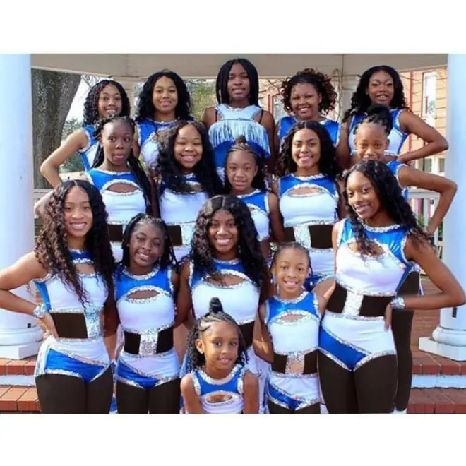 Sublimation majorette pants blue girls uniform dancing group dance team uniforms