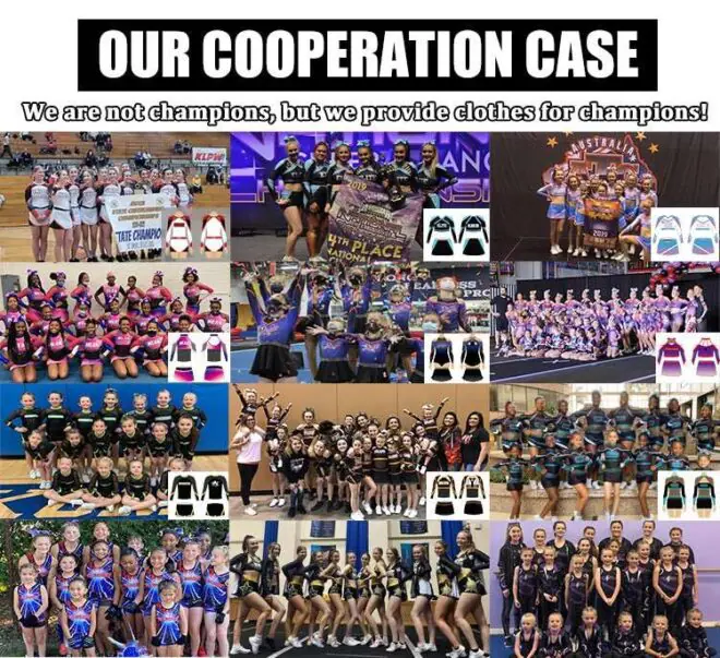 Wholesale custom rhinestone sublimation design your own black cheerleading uniforms - Image 5