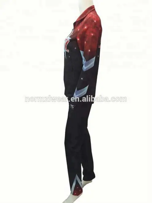 OEM quick dry plus size warm up suits cheap sports track suits for girls cheerleadding practice wear - Image 2