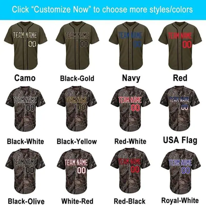 Wholesale sublimation baseball jerseys with customization colorful Hot Sale Casual Style Custom Baseball Jersey - Image 6