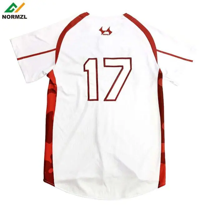 Wholesales Blank Newest Athletic Custom logo high quality sports sublimation men baseball jersey - Image 2