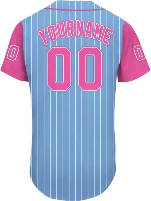 New Style Baseball Jersey Pink Baseball Wear Custom Logo Customized Team Name softball wear - Image 4