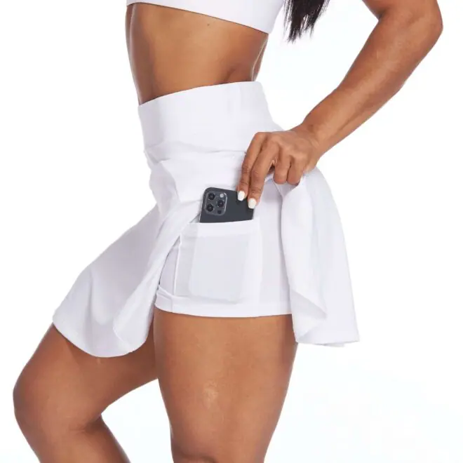 Golf Sports Skirts Shorts Women Tennis Skirt With Pocket Pleated Tennis Skirts Two Piece For Girls - Image 3