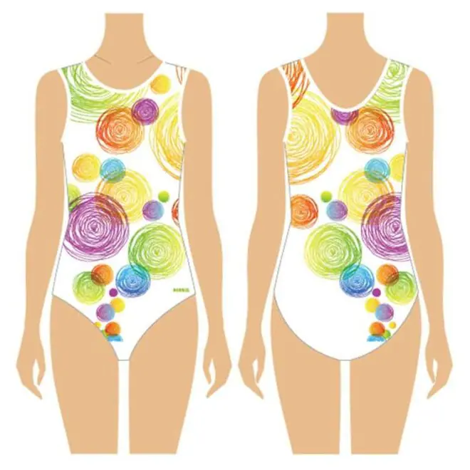 Free design gym sublimation practice wear girls gymnastics leotard for competition - Image 5