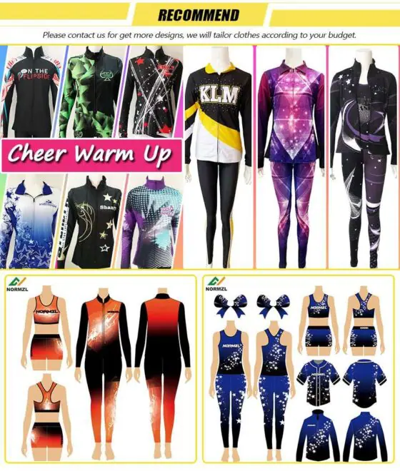 Normzl custom cheerleader vest and pant sets majorette warm up wholesale cheer bra shorts cheerleading practice wear - Image 4