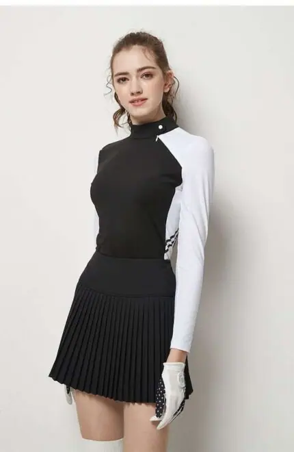Custom Womens Tennis Golf Polo Tee Shirt Mini Skirt Skirt Set Golf Clothes Women - Image 4