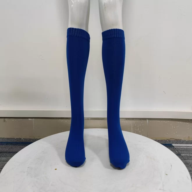 Hot Sales Normzl Blue White Girls Sports Cheer Socks Cheerleading Socks - Image 2