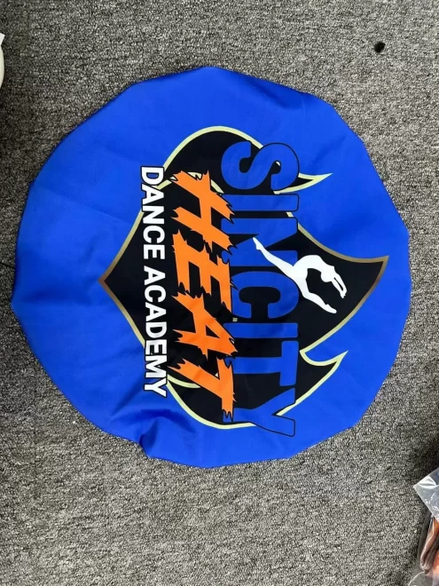 cheer majorette Factory Selling Reversible Silk Bonnets And Satin Hair Wraps Sleep Satin Hair Bonnets With Logo Custom - Image 2