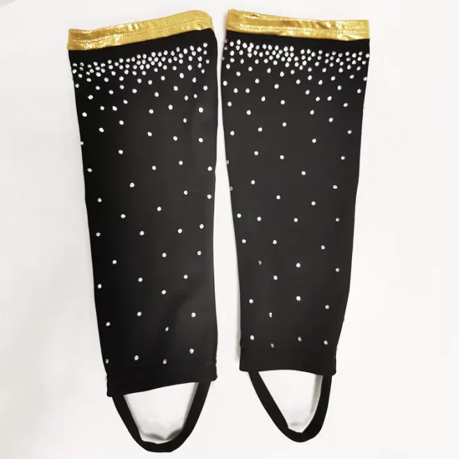 Normzl cheerleader rhinestone dance cheer socks wholesale custom sublimation cheerleading uniform high knee sport socks - Image 4