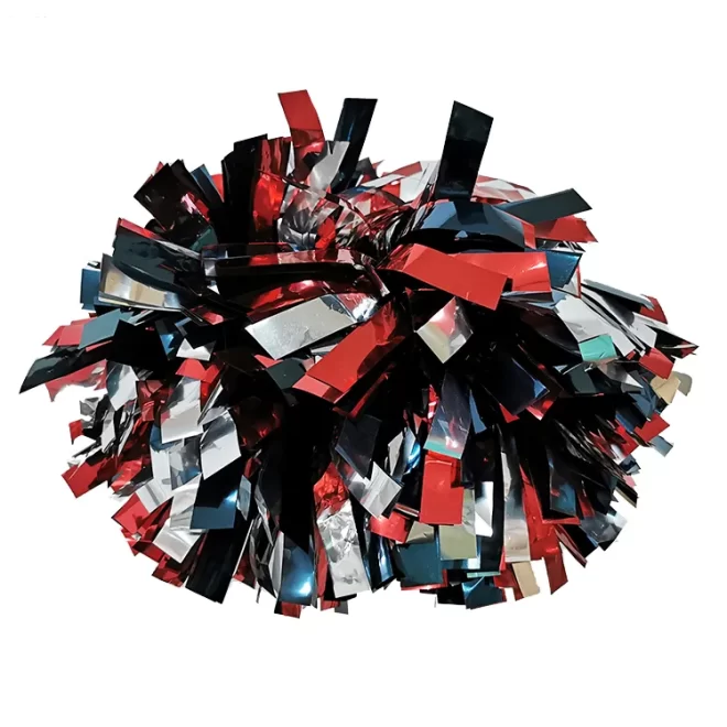 custom size glitter shiny team girls dance performance wholesale cheer pom poms cheerleading accessoire with handles - Image 5
