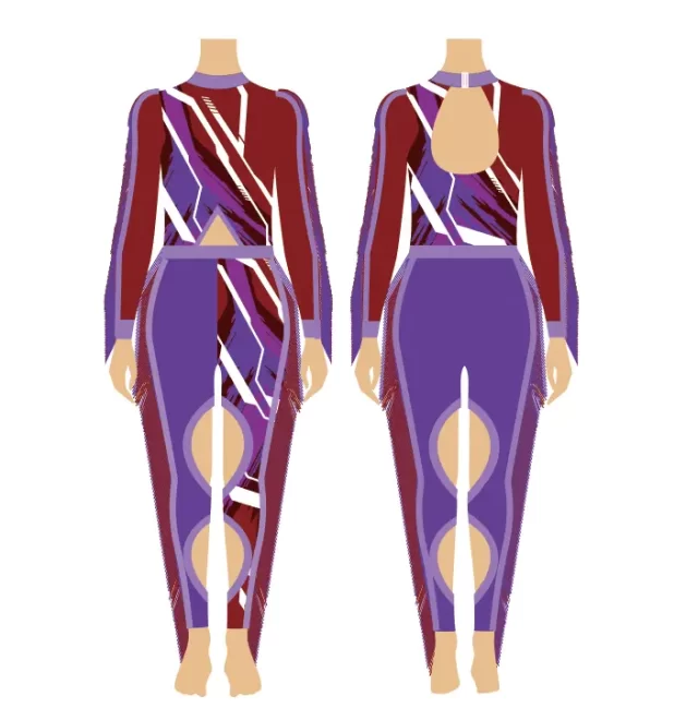 Normzl majorette dance uniforms kids leotards dance uniforms adult women majorette dance uniforms with fringe - Image 2