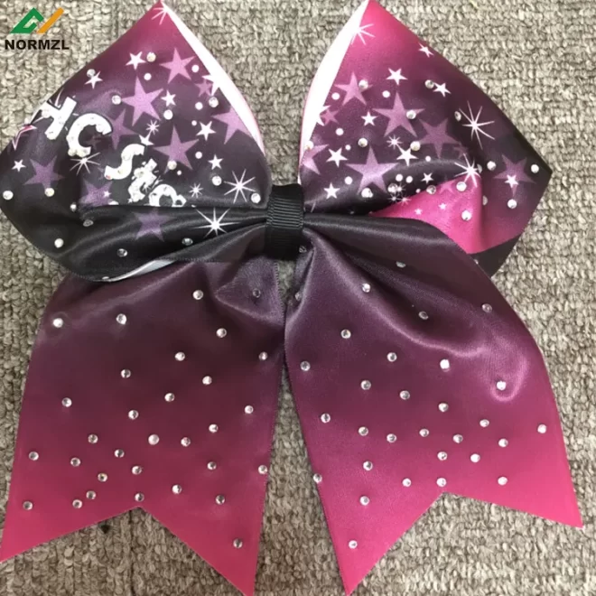 Wholesale Custom Sublimated Cheer Bow For Cheerleader - Image 3