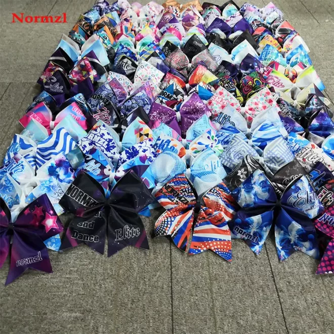 Wholesale Custom Sublimated Cheer Bow For Cheerleader - Image 5
