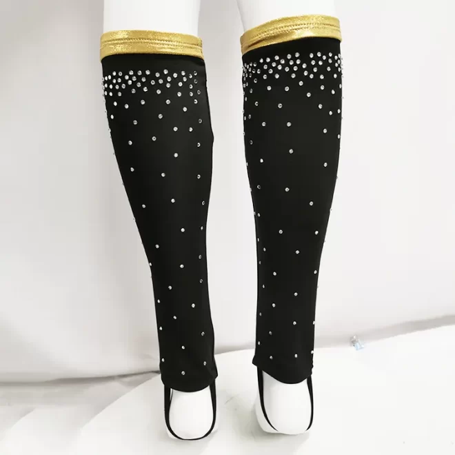Normzl cheerleader rhinestone dance cheer socks wholesale custom sublimation cheerleading uniform high knee sport socks - Image 2