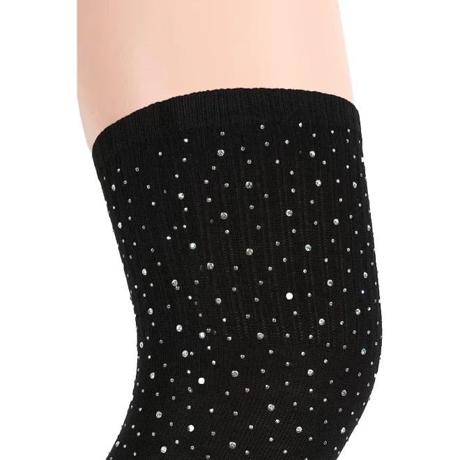 rhinestone Football Comfortable Jacquard Basketball Casual Print Sports Athletes team performance cheerleading Socks For Adults - Image 5