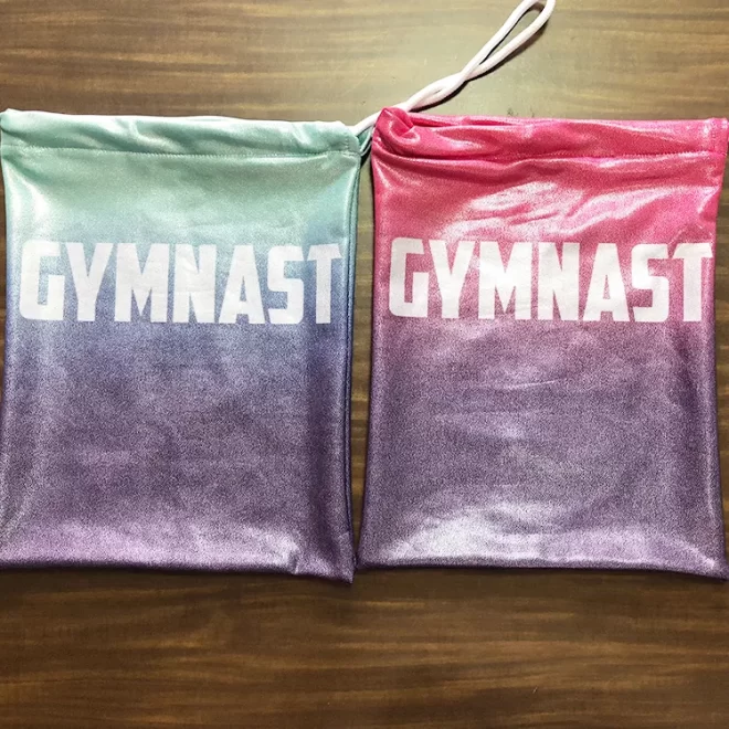 Normzl custom gymnastics dance drawstring gift bags wholesale cheerleading polyester cotton drawstring bag - 영상 4