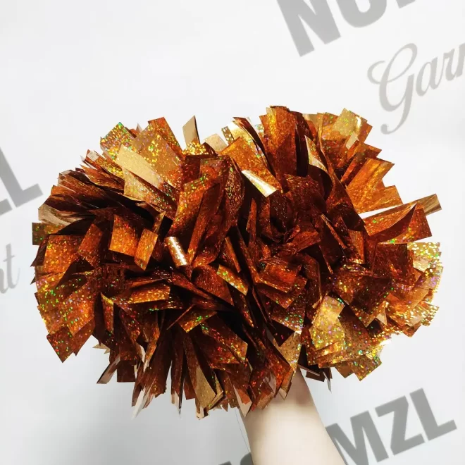 cheer practice solid color Cheerleading Pom Poms wholesale performance glitter Fashion Accessories - Billede 5