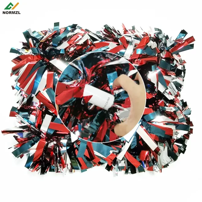 plastic dance uniforms durable cheerlead baton handle cheerleading pom poms wholesale for sports - Image 4