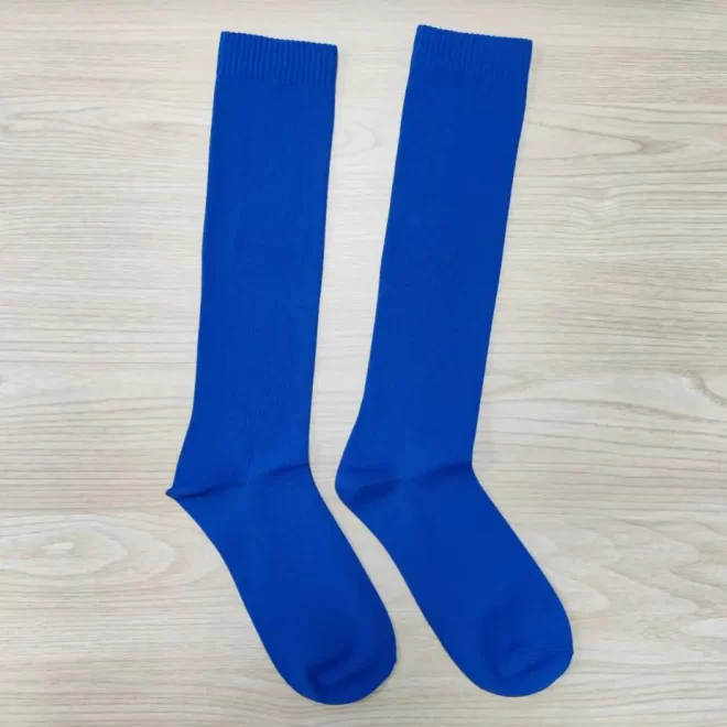 Hot Sales Normzl Blue White Girls Sports Cheer Socks Cheerleading Socks - Image 3