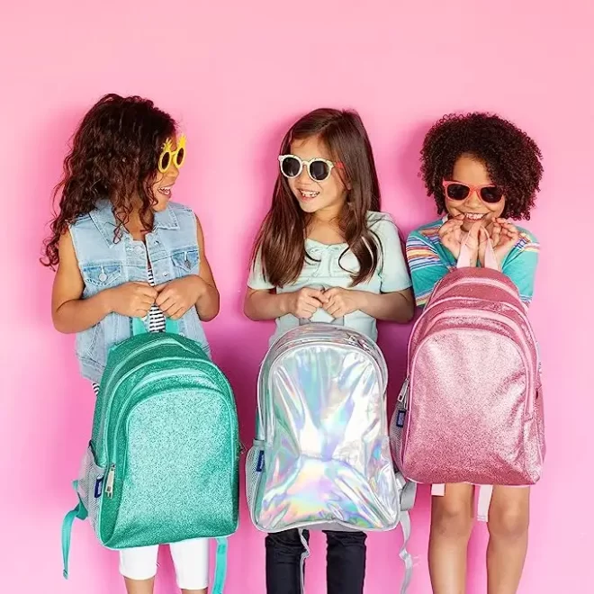 femmes enfants' Enfant à la mode designers personnalisés sport décontracté en cuir voyage école mini sacs à dos de joie sac de pom-pom girl - Image 2