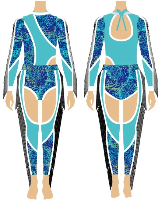 Normzl majorette dance uniforms kids leotards dance uniforms adult women majorette dance uniforms with fringe - Image 5