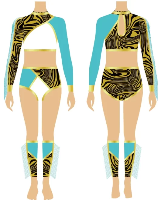 Normzl majorette dance uniforms kids leotards dance uniforms adult women majorette dance uniforms with fringe - Image 4