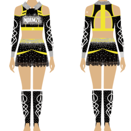 Custom Cheerleading Uniform Design Wholesale