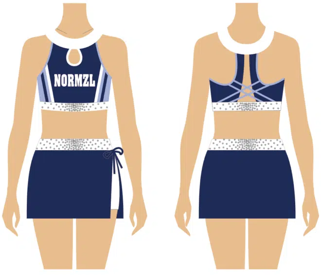 Custom Cheerleading Uniform Design Wholesale - Image 5