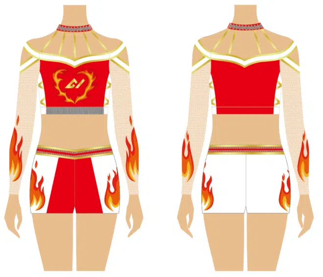 Wholesale Customized Cheerleading Uniform Designs - Image 3