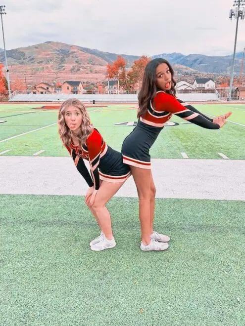 Normzl free design varsity sideline cheer uniforms custom logo sublimation youth school cheerleading uniforms - Image 6