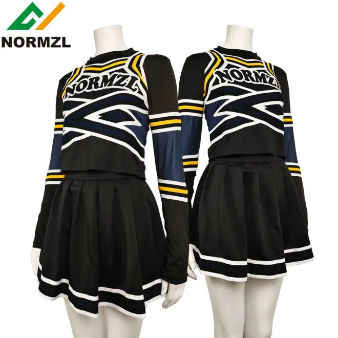 wholesale custom team normzl girl varsity school cheerleading costume sideline cheer uniform dance uniforms cheerleader suits - Image 7
