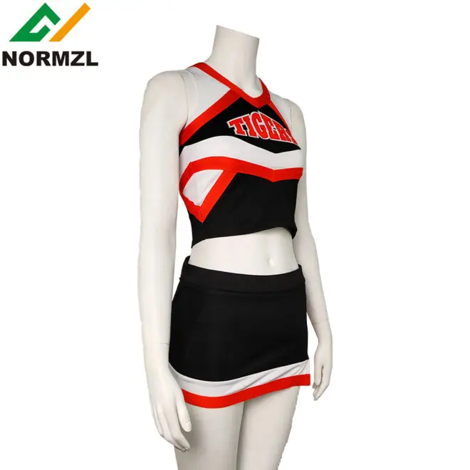 OEM Short Top Skirt Dress Women's Sideline Cheerleading Custom - Image 3