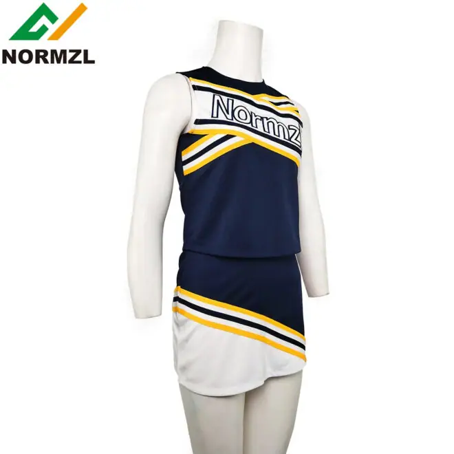 Custom Design Normzl Varsity School Sideline Cheer Uniforms School Team Dance Cheerleading Costume - Image 3