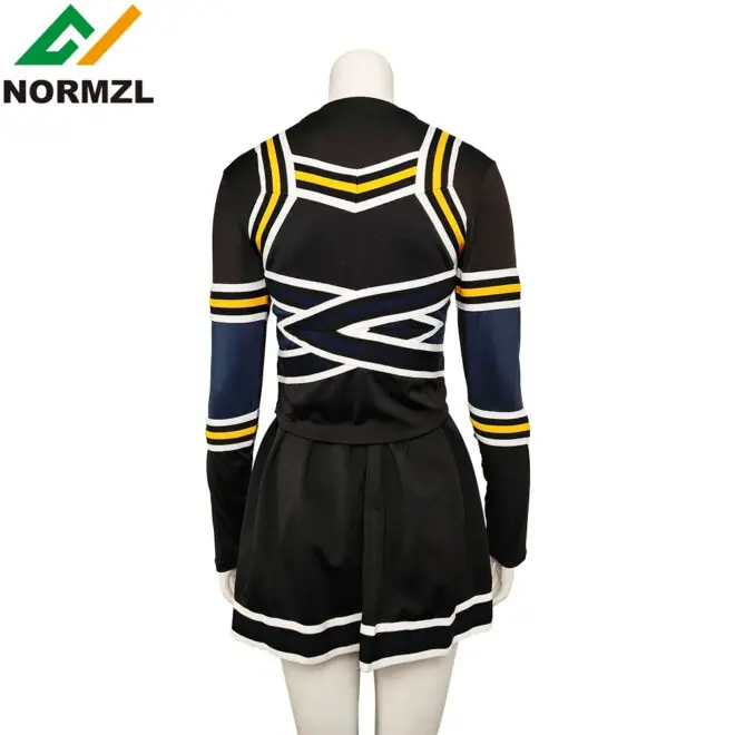wholesale custom team normzl girl varsity school cheerleading costume sideline cheer uniform dance uniforms cheerleader suits - Image 5