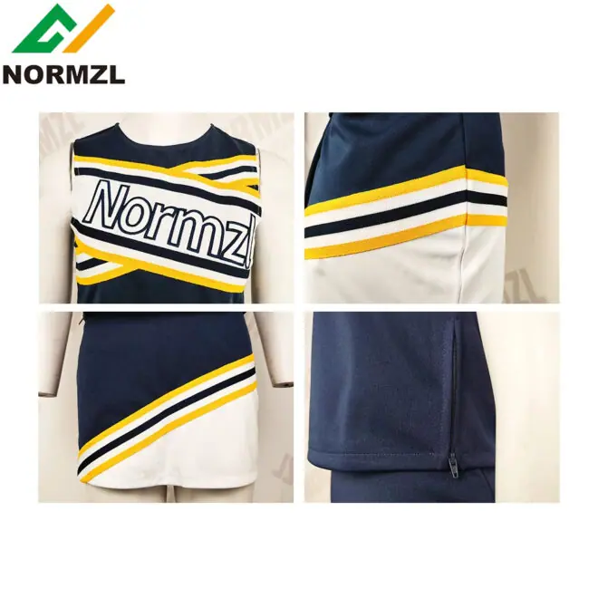 Custom Design Normzl Varsity School Sideline Cheer Uniforms School Team Dance Cheerleading Costume - Image 5