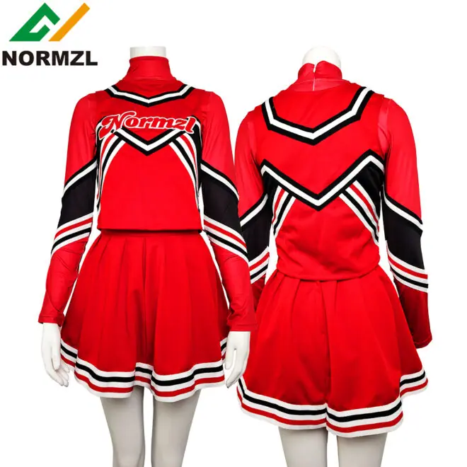 Normzl free design varsity sideline cheer uniforms custom logo sublimation youth school cheerleading uniforms - Image 8