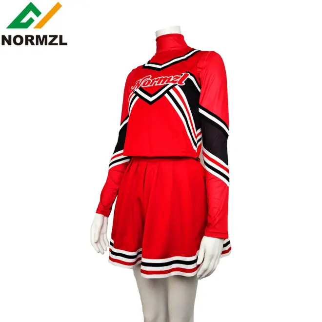 Normzl free design varsity sideline cheer uniforms custom logo sublimation youth school cheerleading uniforms - Image 7