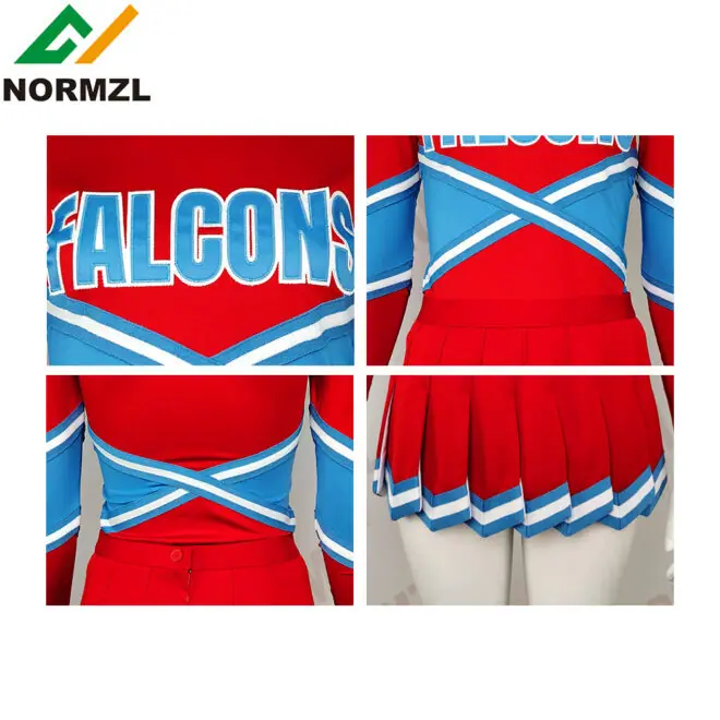 normzl design oem varsity school cheerleader costume sideline cheer practice uniform custom cheerleading dance uniforms - Image 6