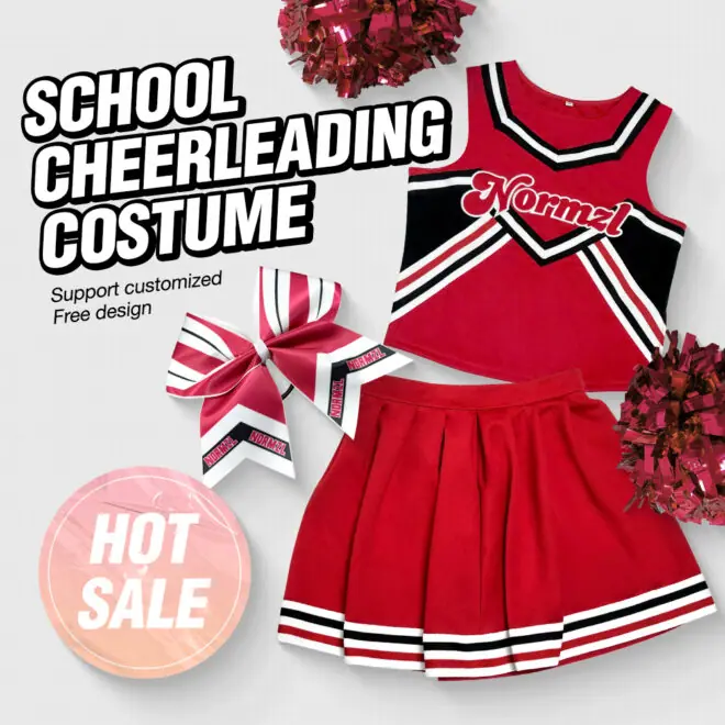 Normzl free design varsity sideline cheer uniforms custom logo sublimation youth school cheerleading uniforms - Image 3
