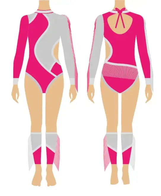 Custom Sequin Dance Uniforms Outfit Fringe Majorette Dance Majorette Uniforma - Image 2