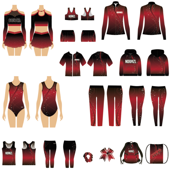 Youth cheer tracksuits rhinestone cheerleading uniforms dance uniform team warm ups sublimation shaded dance jacket - Image 3